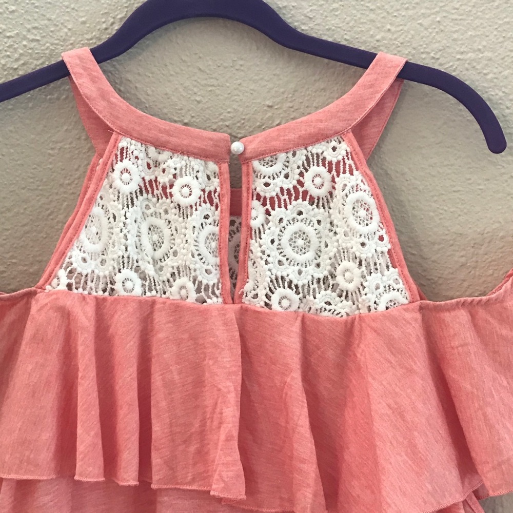 NWT Rosegal Peach Women’s Cold-Shoulder Top (5X) - Picture 10 of 16